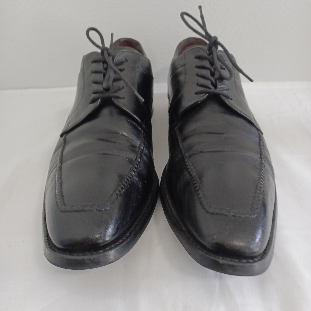 Allen Edmonds Black leather lace up dress mens shoes size 13 - Picture 1 of 13